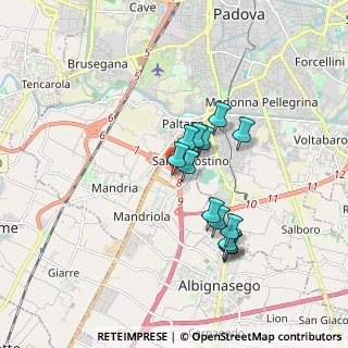Mappa 35020 Sant'Agostino PD, Italia (1.41538)