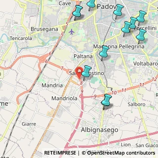 Mappa 35020 Sant'Agostino PD, Italia (2.92)