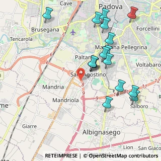 Mappa 35020 Sant'Agostino PD, Italia (2.2275)