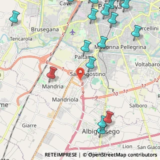 Mappa 35020 Sant'Agostino PD, Italia (3.312)