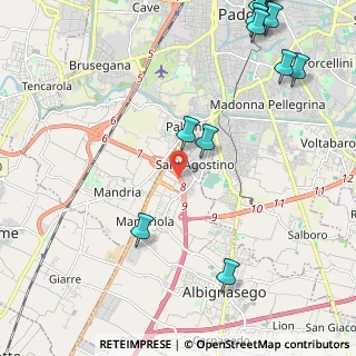 Mappa 35020 Sant'Agostino PD, Italia (3.432)