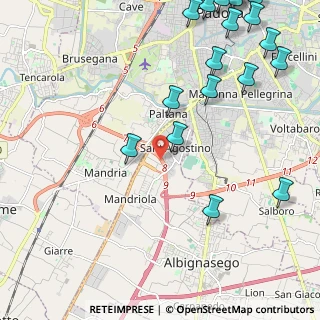 Mappa 35020 Sant'Agostino PD, Italia (3.257)