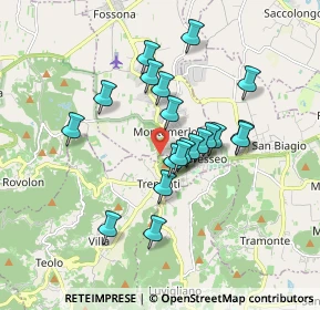 Mappa Via Montebello, 35030 Montemerlo PD, Italia (1.482)