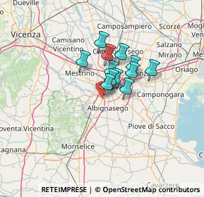 Mappa Via Merano, 35142 Padova PD, Italia (8.23917)
