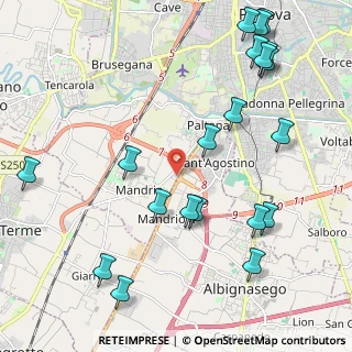 Mappa Via Merano, 35142 Padova PD, Italia (2.6425)