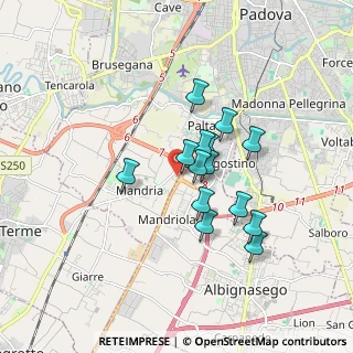 Mappa Via Merano, 35142 Padova PD, Italia (1.32929)