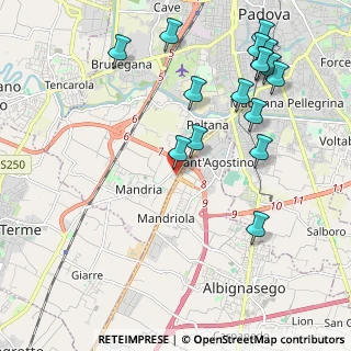 Mappa Via Merano, 35142 Padova PD, Italia (2.45188)