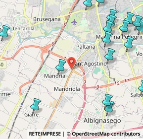 Mappa Via Merano, 35142 Padova PD, Italia (3.19)