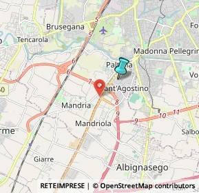 Mappa Via Merano, 35142 Padova PD, Italia (4.02083)