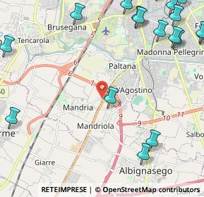 Mappa Via Merano, 35142 Padova PD, Italia (3.465)