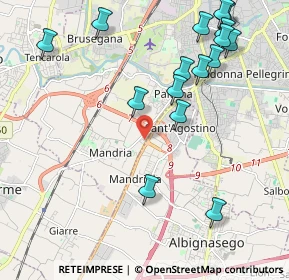 Mappa Via Merano, 35142 Padova PD, Italia (2.455)