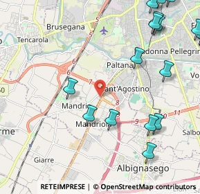 Mappa Via Merano, 35142 Padova PD, Italia (3.162)