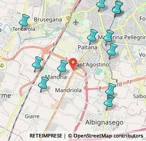 Mappa Via Merano, 35142 Padova PD, Italia (2.4925)