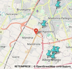 Mappa Via Merano, 35142 Padova PD, Italia (3.70846)