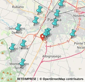 Mappa Via Merano, 35142 Padova PD, Italia (4.235)