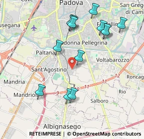 Mappa Via Giovanni Pascoli, 35125 Padova PD, Italia (2.08462)