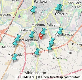 Mappa Via Giovanni Pascoli, 35125 Padova PD, Italia (1.99167)
