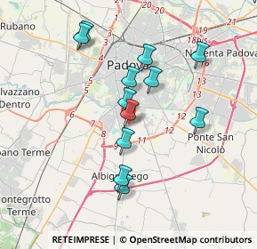 Mappa Via Giovanni Pascoli, 35125 Padova PD, Italia (3.25083)