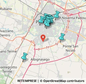 Mappa Via Giovanni Pascoli, 35125 Padova PD, Italia (3.23625)
