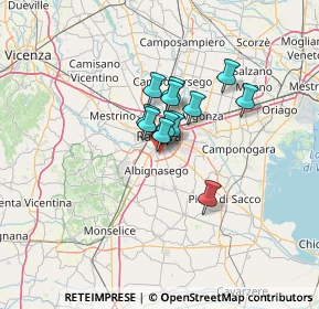 Mappa Via Giovanni Pascoli, 35125 Padova PD, Italia (7.915)