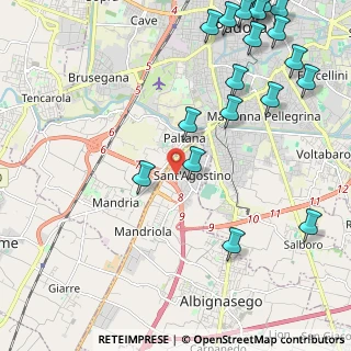 Mappa Vicolo Giotto, 35020 Albignasego PD, Italia (3.0615)