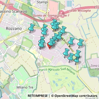 Mappa Via Puglie, 20090 Milano MI, Italia (0.72)