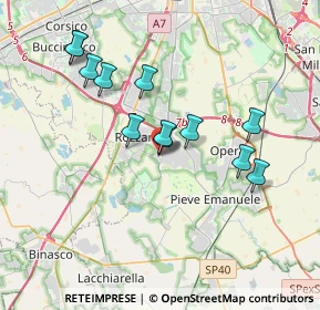 Mappa Via Privata Molino Perseghetto, 20072 Fizzonasco MI, Italia (3.33667)