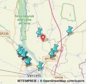 Mappa SP 12, 13010 Borgo Vercelli VC (4.36357)