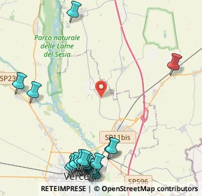 Mappa SP 12, 13010 Borgo Vercelli VC (6.051)