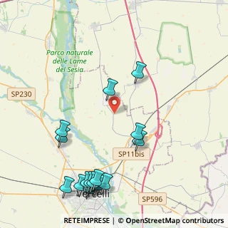 Mappa SP 12, 13010 Borgo Vercelli VC (5.31375)