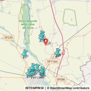 Mappa SP 12, 13010 Borgo Vercelli VC (4.58364)