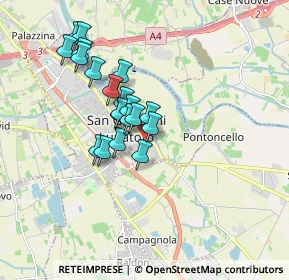 Mappa Vicolo Cieco M. Zaccarella, 37057 San Giovanni Lupatoto VR, Italia (1.416)