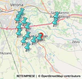 Mappa Vicolo Cieco M. Zaccarella, 37057 San Giovanni Lupatoto VR, Italia (3.89786)