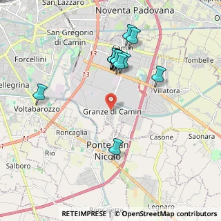 Mappa Via Antonio Borso, 35127 Padova PD, Italia (1.825)