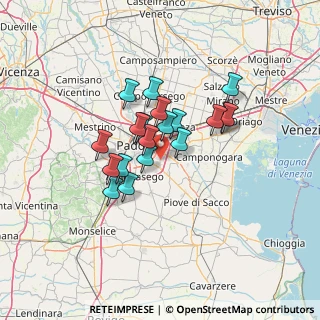 Mappa Via Antonio Borso, 35127 Padova PD, Italia (9.89895)