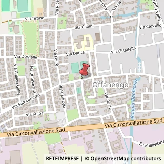 Mappa Via de gasperi, 26010 Offanengo, Cremona (Lombardia)