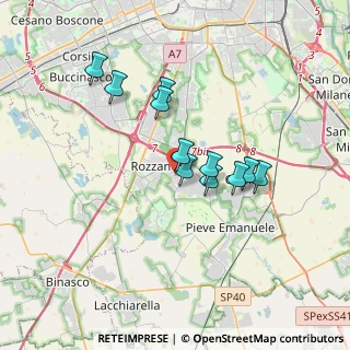 Mappa Via Guglielmo Marconi, 20089 Rozzano MI, Italia (2.84364)