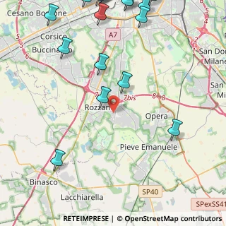 Mappa Via Guglielmo Marconi, 20089 Rozzano MI, Italia (6.753)