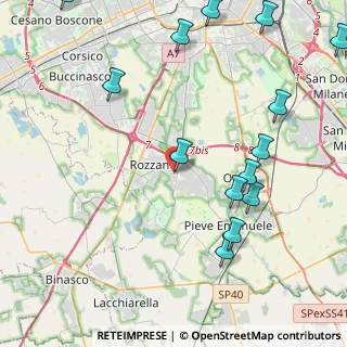 Mappa Via Guglielmo Marconi, 20089 Rozzano MI, Italia (5.47)
