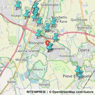 Mappa Via Guglielmo Marconi, 20089 Rozzano MI, Italia (2.445)