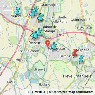 Mappa Via Guglielmo Marconi, 20089 Rozzano MI, Italia (2.29727)