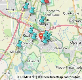 Mappa Via Guglielmo Marconi, 20089 Rozzano MI, Italia (1.75273)