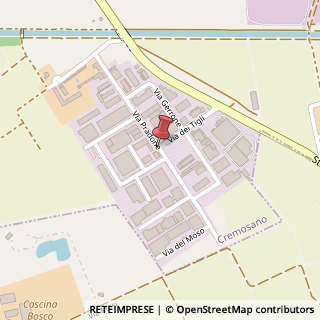 Mappa Via pradone 4, 26010 Cremosano, Cremona (Lombardia)