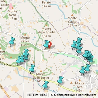 Mappa Via Palafitte, 46040 Solferino MN, Italia (1.444)