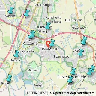 Mappa Via Torquato Tasso, 20089 Rozzano MI, Italia (3.12625)