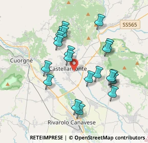 Mappa Strada Masero, 10081 Castellamonte TO, Italia (3.4705)