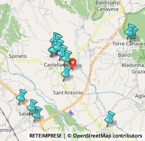 Mappa Strada Masero, 10081 Castellamonte TO, Italia (2.11214)