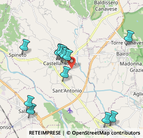 Mappa Strada Masero, 10081 Castellamonte TO, Italia (1.96231)