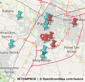 Mappa 35125 Padova PD, Italia (3.37818)