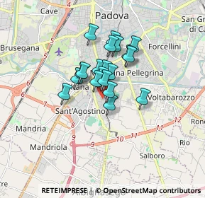 Mappa 35125 Padova PD, Italia (1.098)